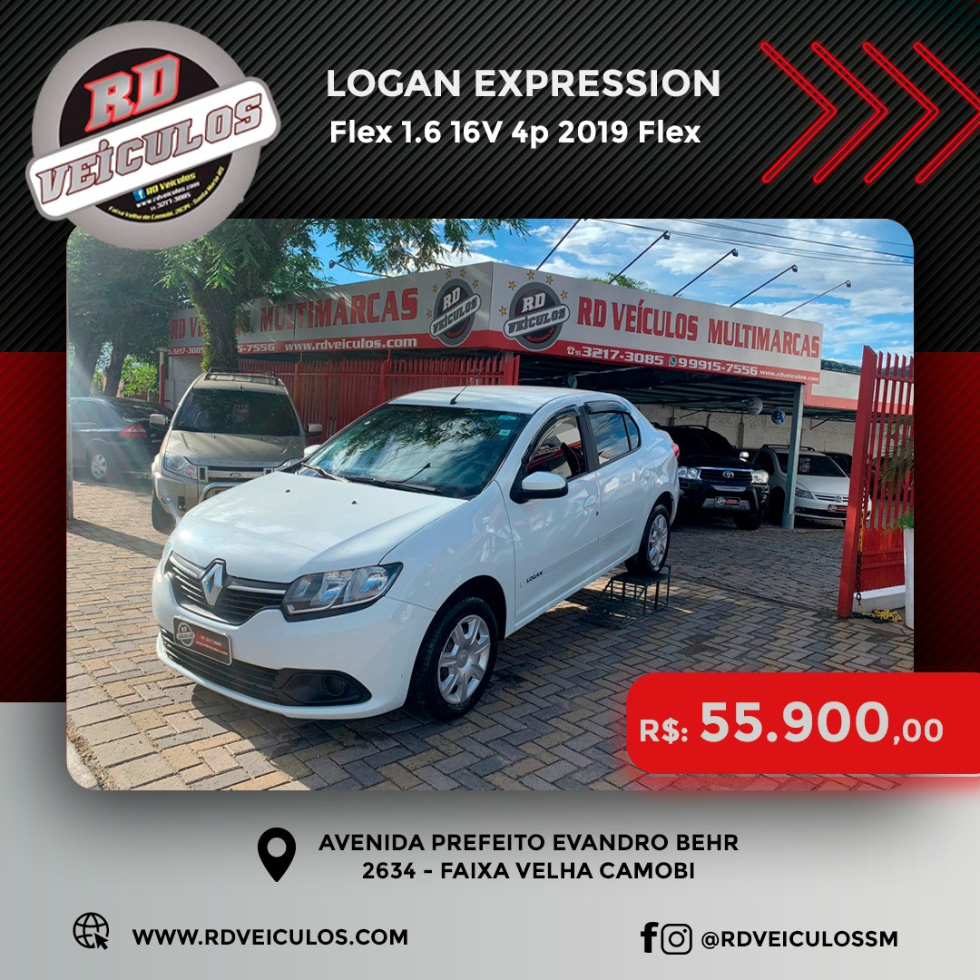 Renault - LOGAN Expression Flex 1.6 16V 4p -  - 2019