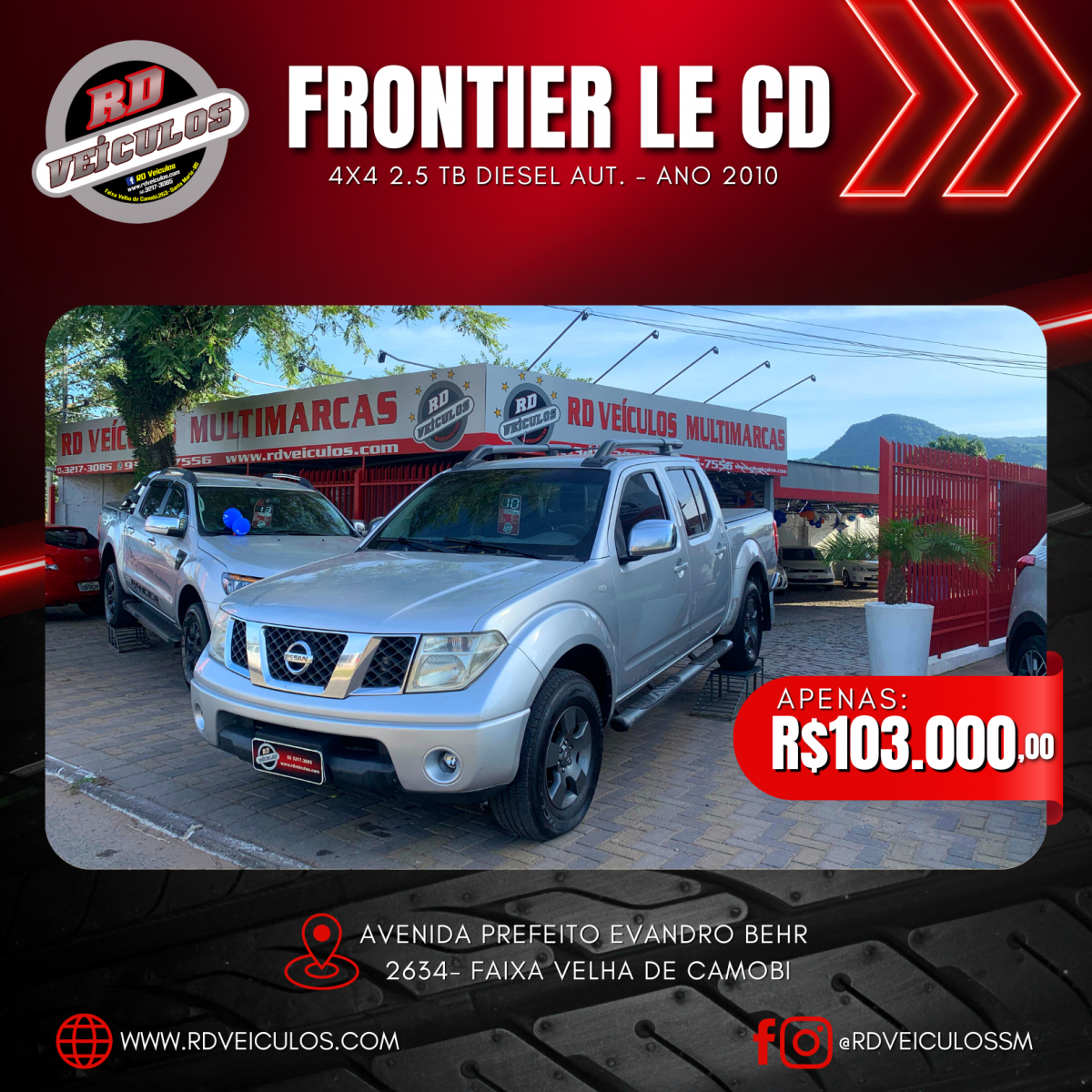 Nissan - Frontier LE CD 4x4 2.5 TB Diesel Aut. -  - 2010